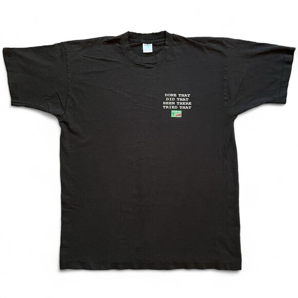 Vintage 90s Mountain Dew Drink Soda Promo T Shirt Single Stitch XL Been There - Picture 1 of 11